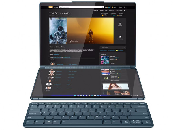 Laptop LENOVO Yoga Book 9 13IRU8 Win11 Home/2x13.3'' 2.8K OLED Touch/i7-1355U/16GB/1TB SSD/smaragd