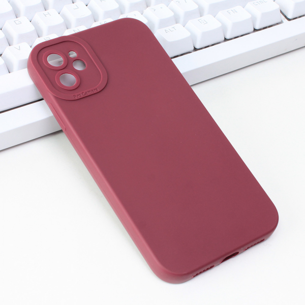 Torbica Silikon Pro Camera za iPhone 11 6.1 bordo