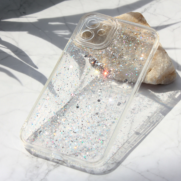 Torbica Glitter za iPhone 11 6.1 srebrna