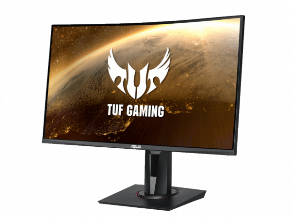Monitor ASUS TUF VG27WQ 27''/VA,zakrivljen/2560x1440/165Hz/1ms MPRT/HDMIx2,DP/Freesync/VESA/visina