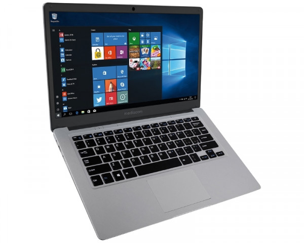 MEDIACOM SmartBook ONE SB146 14'' FHD Celeron N3350 4GB 64GB eMMC srebrni Win10Home