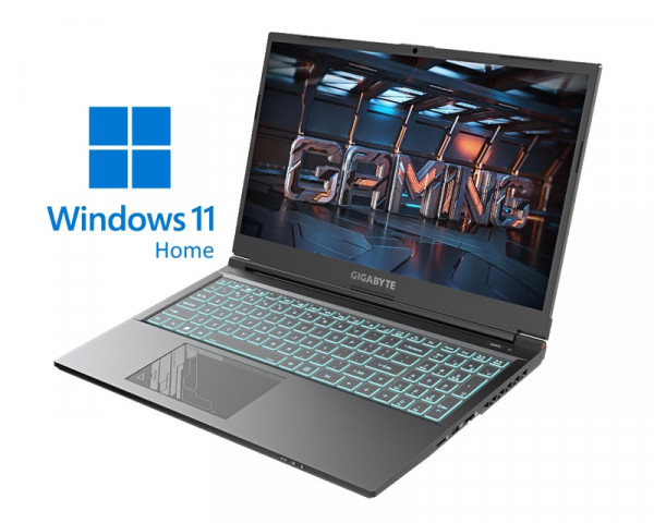 GIGABYTE G5 MF 15.6'' FHD 144Hz i5-12500H 16GB 512GB SSD GeForce RTX 4050 6GB Backlit Win11Home laptop