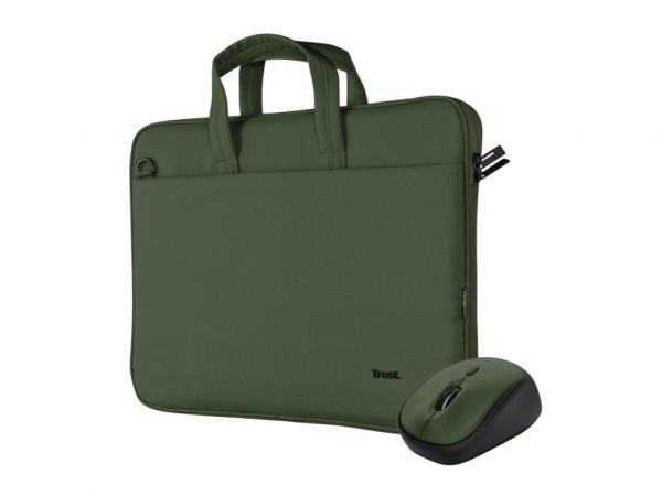 Torba+miš TRUST 16'' Bologna Eco/zelena