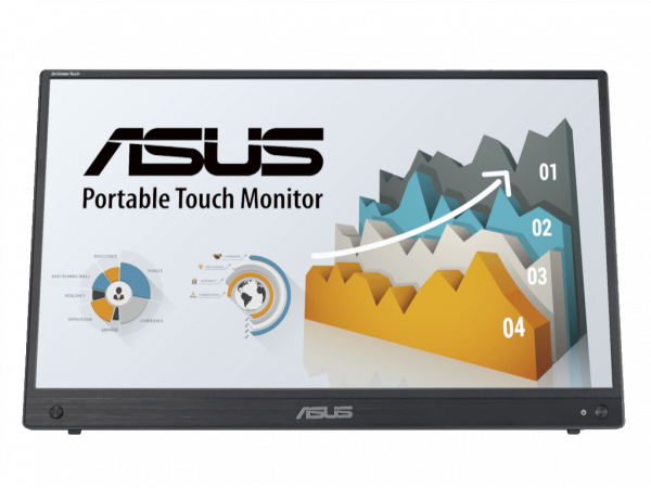 Monitor ASUS ZenScreen MB16AHT 15.6''/IPS,touch/1920X1080/60Hz/5ms GtG/USB-Cx2,Mini HDMI/crna