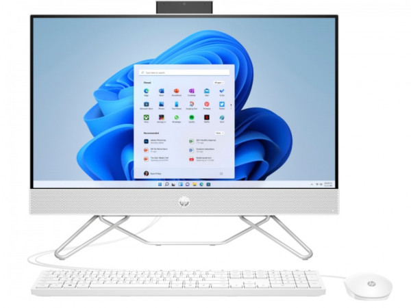 Računar HP 24-cb0003nh AiO/DOS/23.8'' FHD AG VA/Ryzen 7-5700U/12GB/512GB/EN/bela