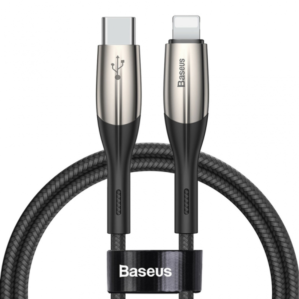 Data kabl Baseus Horizontal Type C crni 1m