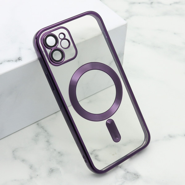 Futrola CAMERA PROTECT MagSafe za iPhone 12 (6.1) ljubicasta