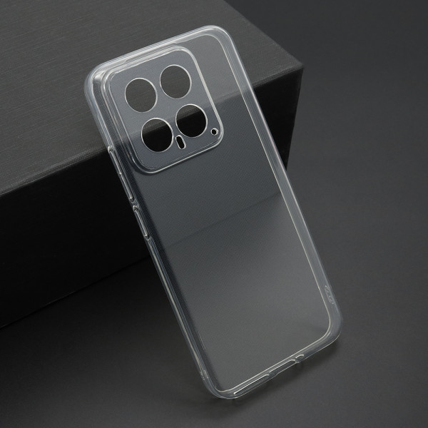 Futrola ULTRA TANKI PROTECT silikon za Xiaomi 14 providna (bela)