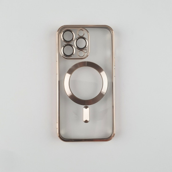 Silikonska futrola Magsafe Iphone 14 pro gold