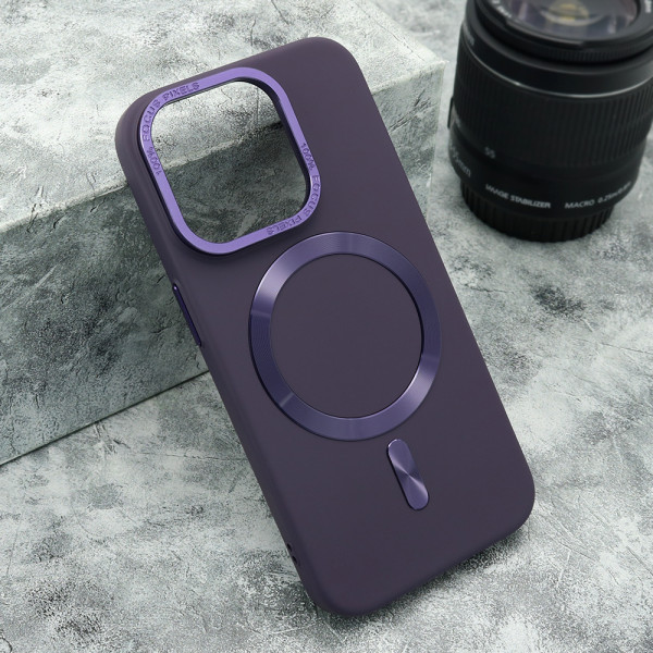 Futrola TRUE COLOR MAGSAFE za iPhone 15 Pro (6.1) ljubicasta