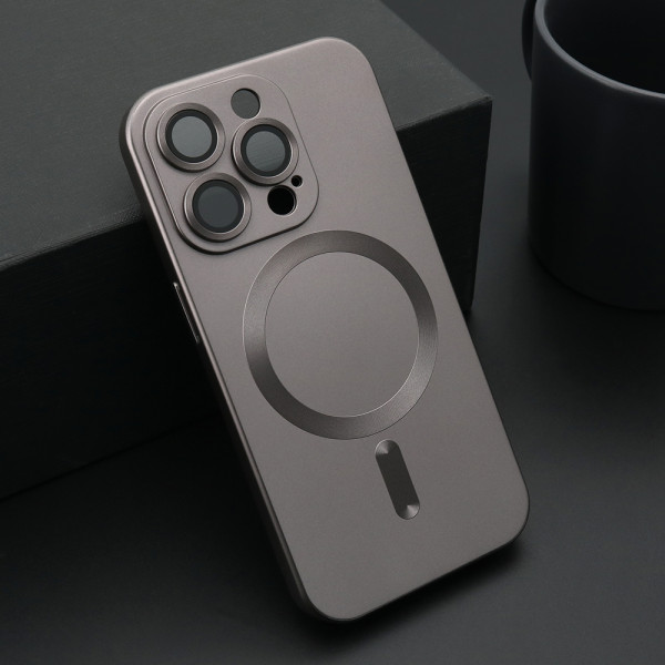 Futrola ELEGANT MAGSAFE za iPhone 15 Pro (6.1) siva