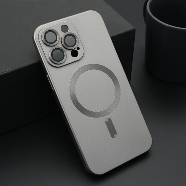 Futrola ELEGANT MAGSAFE za iPhone 15 Pro Max (6.7) siva