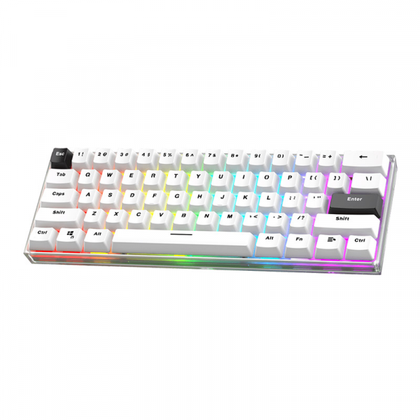 Tastatura mehanicka Gaming Fantech MK857 RGB Maxfit61 FROST Space Edition (Red switch)