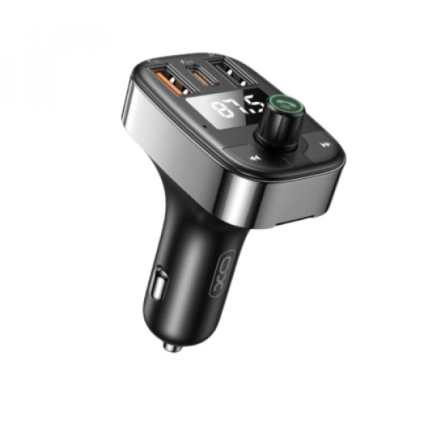 XO FM Modulator BCC06+Card slot+USB-C 25W+USB-A 25W Digitalni displej