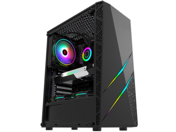 Računar BLACK PC MT/Ryzen 5-5500/B450/32GB/1TB/RX6600 #