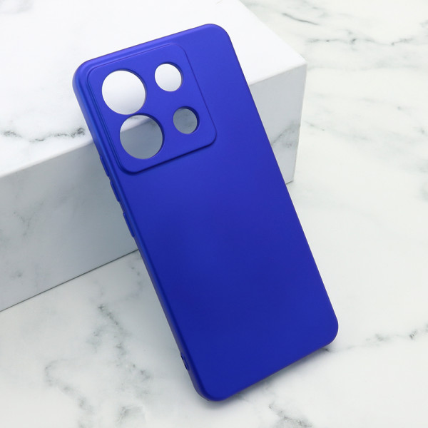 Futrola Soft Silicone za Xiaomi Redmi Note 13 Pro 5G plava