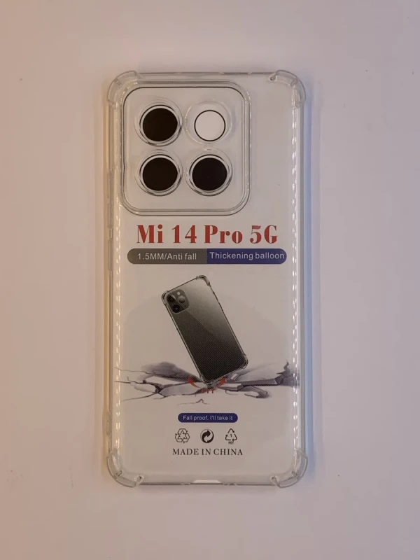 Xiaomi 14 Pro transparent sa ojačanim ivicama