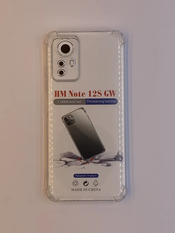 Xiaomi  Note 12S 4G transparent sa ojačanim ivicama