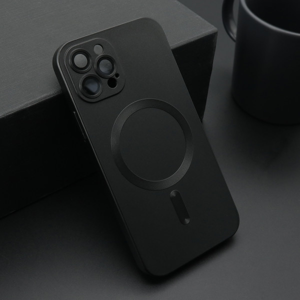 Futrola ELEGANT MAGSAFE za iPhone 12 Pro (6.1) crna
