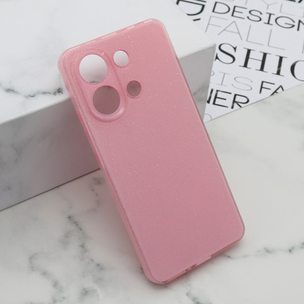 Maska Futrola GLOW SHINING za Xiaomi Redmi Note 13 4G svetlo roze