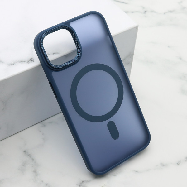 Futrola SILKY MAGSAFE II za iPhone 13 (6.1) plava