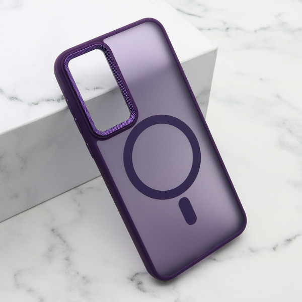 Futrola SILKY MAGSAFE II za Samsung A556B Galaxy A55 5G ljubicasta