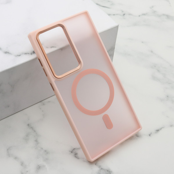 Futrola SILKY MAGSAFE II za Samsung S918B Galaxy S23 Ultra roze