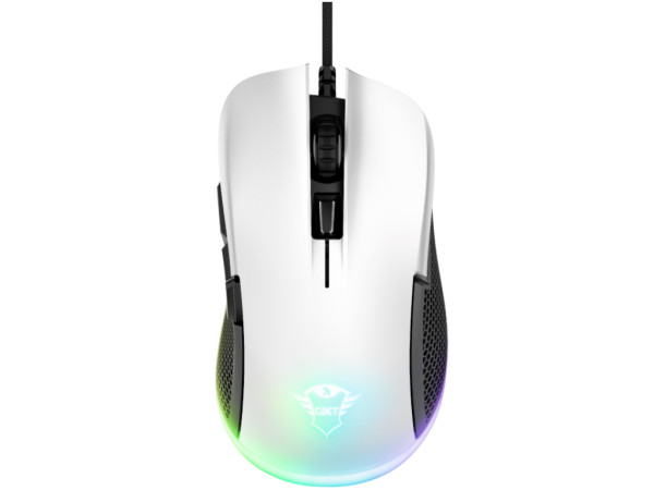 Miš TRUST GXT 922W YBAR žični/7200 dpi/gaming/bela