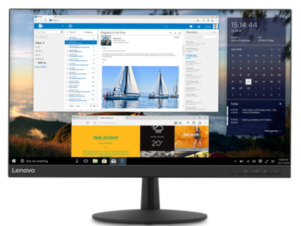 Monitor LENOVO L24q-35 23.8''/IPS 3-side borderless/2560x1440/75Hz/6ms/HDMI,DP/FreeSync,99%sRGB