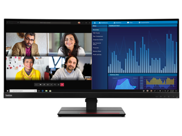 Monitor LENOVO ThinkVision P34w-20 34.14'' IPS 344x1440 60Hz 4ms HDMI,DP,USB,Swivel,visina zvučnici