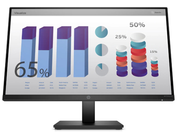 Monitor HP P24q 23.8'' IPS 2560x1440 60Hz 5ms HDMI,VGA VESA pivot,visina 3g