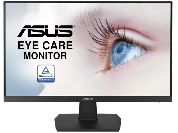 Monitor ASUS VA247HE  23.8'' /VA/1920x1080/75Hz/5ms GtG/VGA,DVI,HDMI/Freesync/VESA/crna