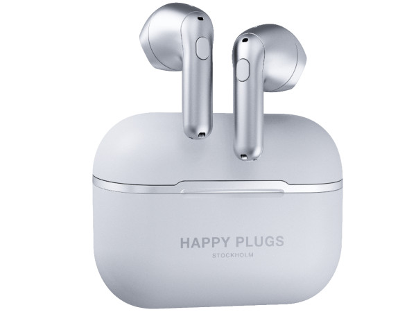 Slušalice HAPPY PLUGS Hope bežične BT bubice srebrna