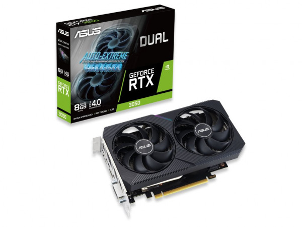 Grafička karta ASUS RTX3050 DUAL-RTX3050-O8G-V2 NVD/8GB/GDDR6/128bit/crna