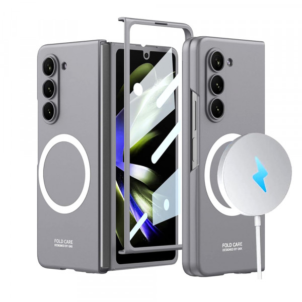 Futrola COLOR MagSafe za Samsung F956B Galaxy Z Fold 6 5G siva