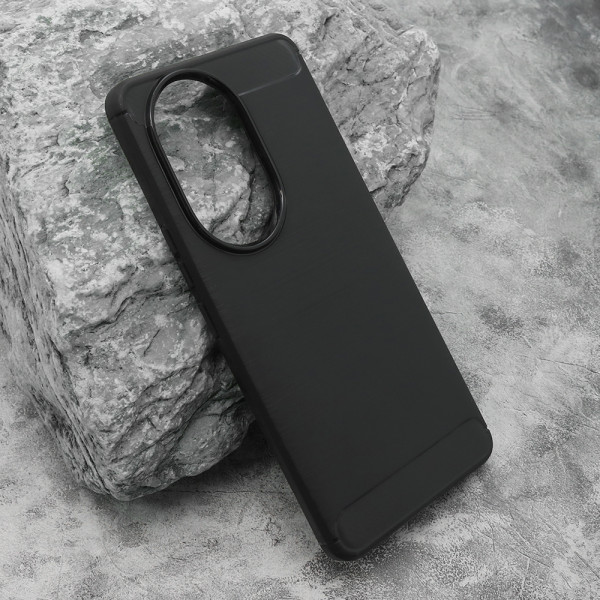 Futrola silikon BRUSHED za Honor 200 Pro crna