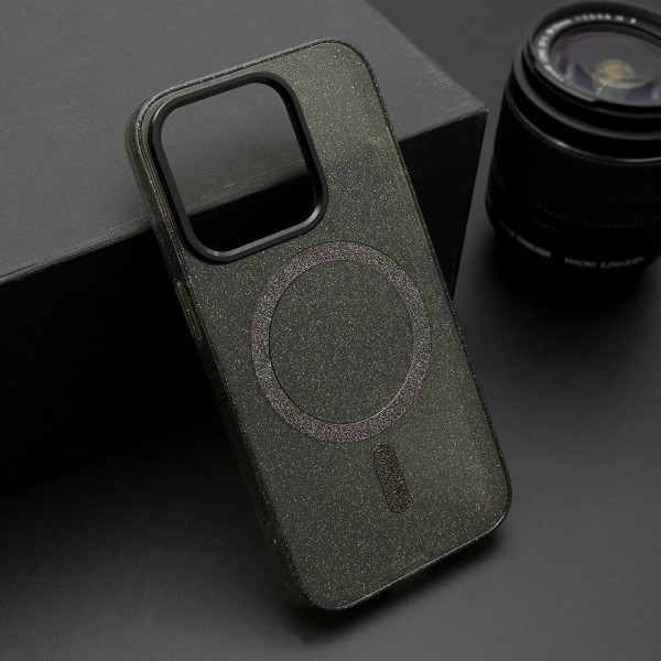 Maska Futrola SPARKLING MagSafe za iPhone 15 Pro (6.1) crna