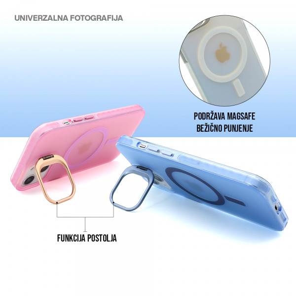 Futrola SHINE MagSafe za iPhone 16 Pro Max siva