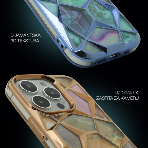 Maska za telefon Futrola LUXORY za iphone 16 (6.1) srebrna