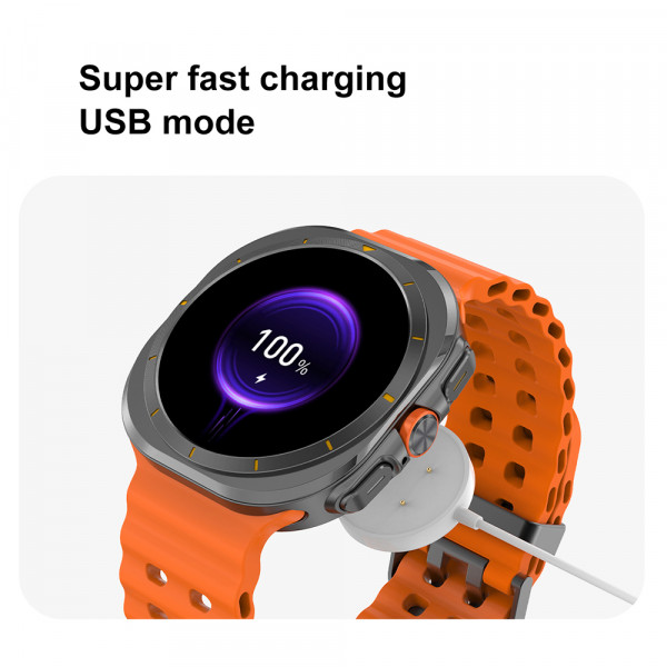 Pametni sat Smart watch DT WATCH ULTRA crni (crna silikonska narukvica)