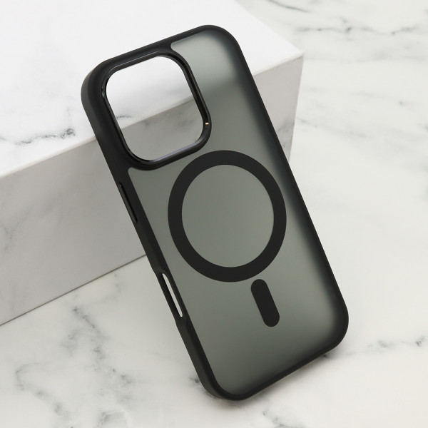 Futrola SILKY MAGSAFE za iPhone 16 Pro (6.3) crna