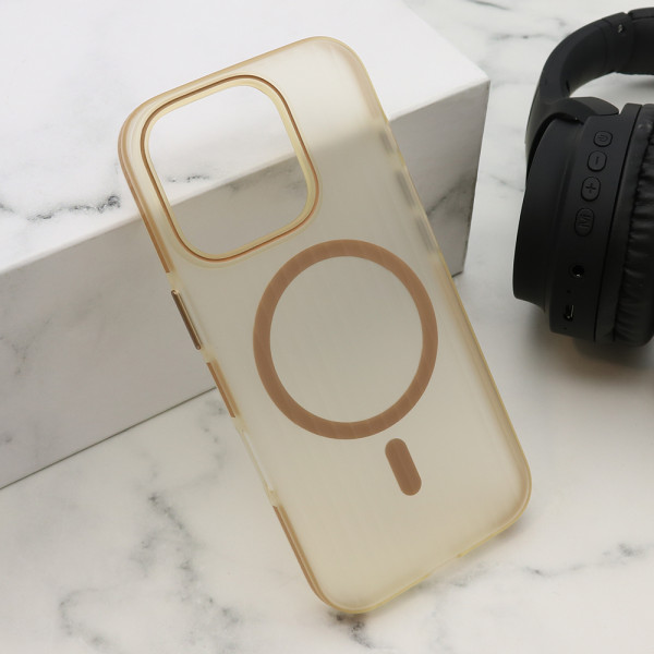 Futrola MagSafe HARMONY za iPhone 16 Pro (6.3) zlatna