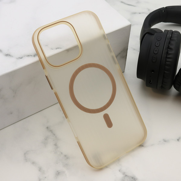 Futrola MagSafe HARMONY za iPhone 16 Pro Max (6.9) zlatna