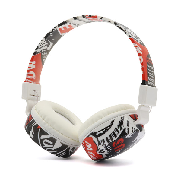 Slusalice Bluetooth Graffiti style BK-20 bele