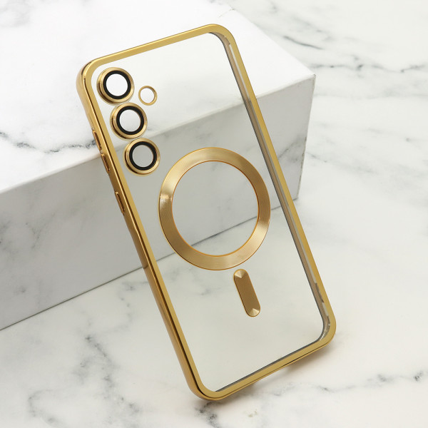 Futrola CAMERA PROTECT MagSafe za Samsung A556B Galaxy A55 5G zlatna