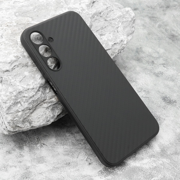 Futrola silikon CARBON LIGHT za Samsung A256B Galaxy A25 5G crna