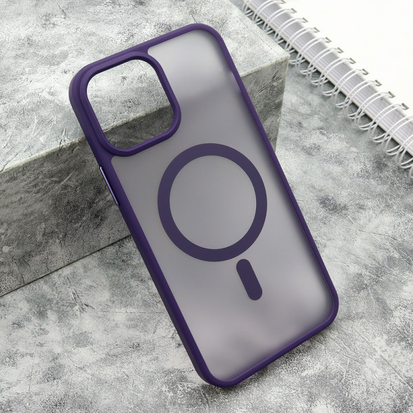 Futrola SILKY MAGSAFE MATTE za iPhone 14 Pro Max (6.7) ljubicasta