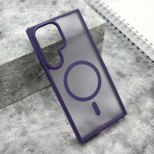 Futrola SILKY MAGSAFE MATTE za Samsung S918B Galaxy S23 Ultra ljubicasta