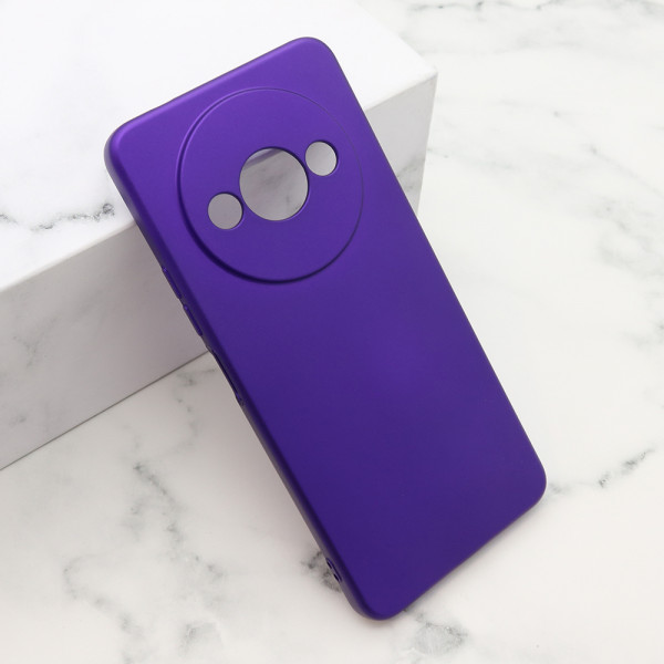 Maska za telefon Futrola Soft Silicone za Xiaomi Redmi A3 ljubicasta