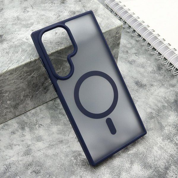 Futrola SILKY MAGSAFE MATTE za Samsung S918B Galaxy S23 Ultra plava